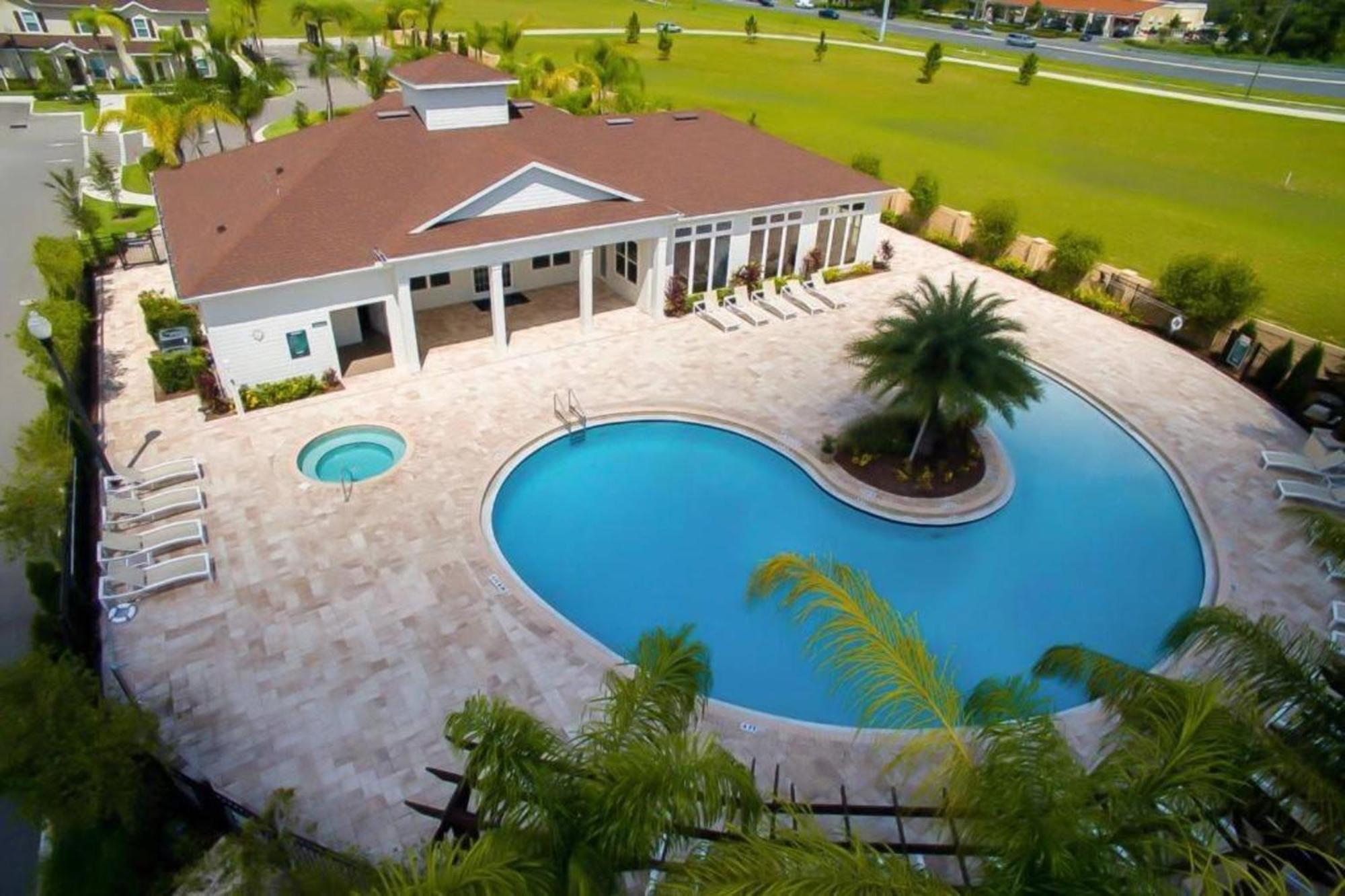 4Br Community Pool Across The Street Wl8989 Villa Kissimmee Exterior photo